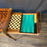 French Marquetry Belle Epoque Game Table, Accent Table, or Occasional Table and with Original Game Pieces