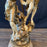 French Large Art Nouveau Figural Table Lamp Signed Auguste Moreau