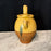 French Antique Yellow Glazed Gargoulette - Antique Provencal Pottery Jug with Lid