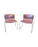 Pair of Mid Century Modern Knoll Handkerchief Chairs by Massimo and Lella Vignelli