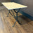 Antique French Marble Top Cafe and Bistro Table with Cast Iron Base