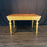 Swedish Gustavian Style Pine Extension Dining Table with Two Leaves and Carved Fluted Apron