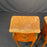 French Louis XV Pair Marble Top Nightstands or Side Tables Mid 20th Century
