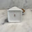 Wedgwood British Porcelain & Silver Plate Cream Pitcher with Wicker Handle