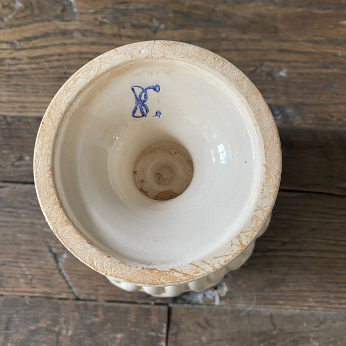 Antique Italian Apothecary Jar Venetian Piretro Porcelain Urn Large