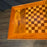 Antique French Inlaid Game Table with Reversible Chessboard Top and Inset Backgammon
