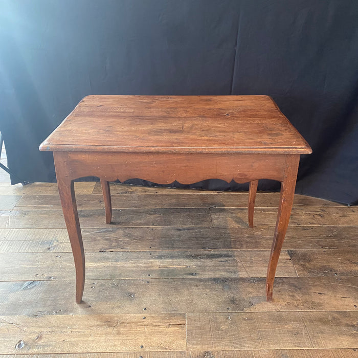 French Louis XV Walnut Side Table, Desk or Writing Table 19th Century
