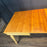 Swedish Gustavian Style Pine Extension Dining Table with Two Leaves and Carved Fluted Apron