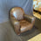 Pair of French Pair Art Deco Leather Club Chairs or Armchairs