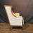 French Louis XVI Armchair or Bergère à la Reine Chair 19th Century Exceptional Carving