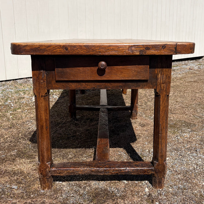 Antique French Farmhouse Large Dining Table from Provence