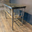 Antique French Wrought Iron Console Table with Marble Top | Balcony Railing Console Medium Size