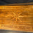 Antique French Provincial Side Table, Console or Sofa Table with Inlaid Sunburst