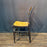 Early 19th Century American Painted Hitchcock-Style Side Chairs with Rush Seats and Gilt Stenciling