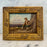 French 19th Century Signed Oil Painting of a Shepherd in Giltwood Frame