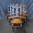 French Exquisitely Carved Early 19th Century Provincial Dining or Side Chairs set of 6 from Provence, France