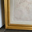 1820 Framed British Artwork Drawing of an Angel Child and Couple in Gold Frame