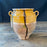 French Large Confit Pot with Yellow Glaze from the 19th Century #7939