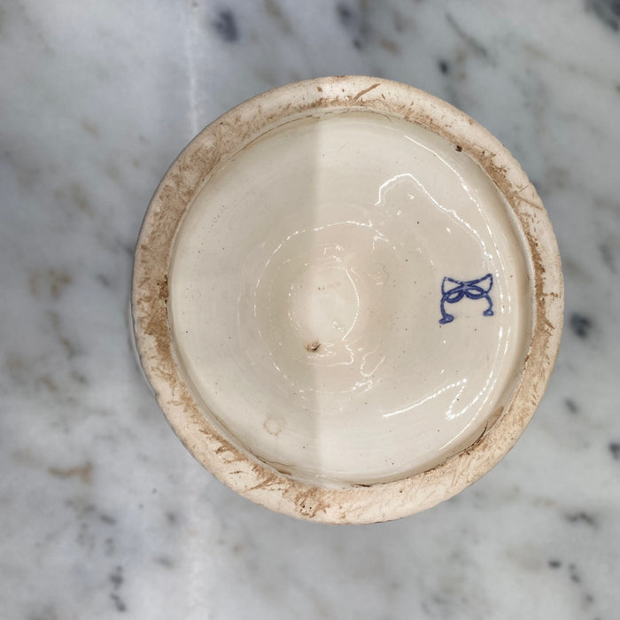 Antique Italian Apothecary Jar Venetian Porcelain Urn Large