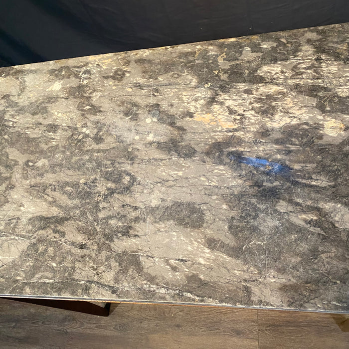 Elegant French Louis XVI Neoclassical Marble Top Console Table