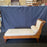 French Antique Swan Neck Recamier Chaise Lounge Sofa