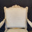 French Pair Louis XV Armchairs or Fauteuils 19th Century Painted