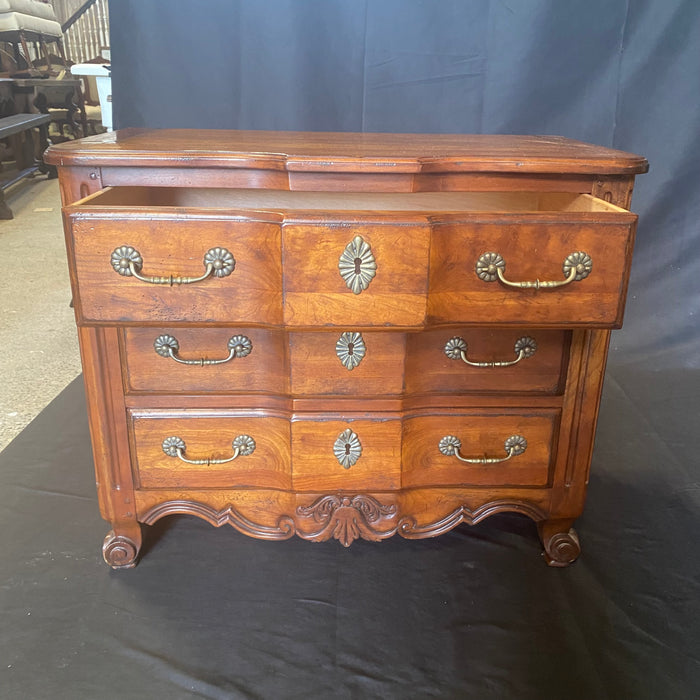 French Louis XV Style Pair of Nightstands, Chests of Drawers or Bedside Tables or Commodes