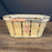 Wooden Fruit Basket with Top from France Triomph F.P.B. Birkadem