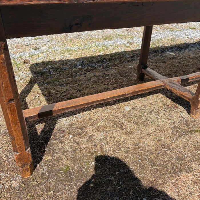 Antique French Farmhouse Large Dining Table from Provence