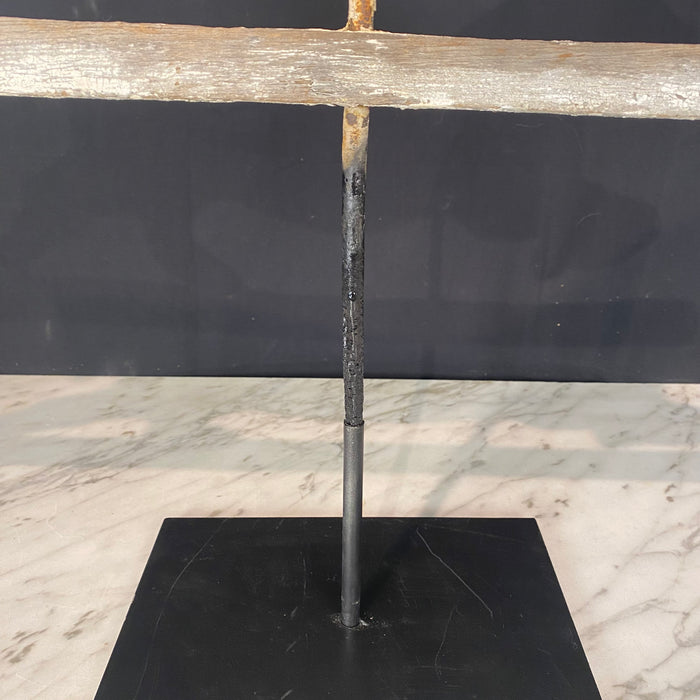 Antique Folk Art Horse Weathervane on Stand