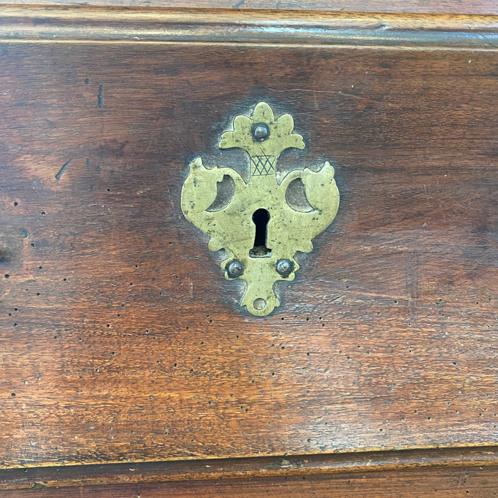18th Century French Louis XV Commode or Chest of Drawers with Original Bronze Bird Handles