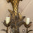 Pair of French Carved Giltwood Two-Light Wall Sconces with Diamond-Carved Urn Motifs