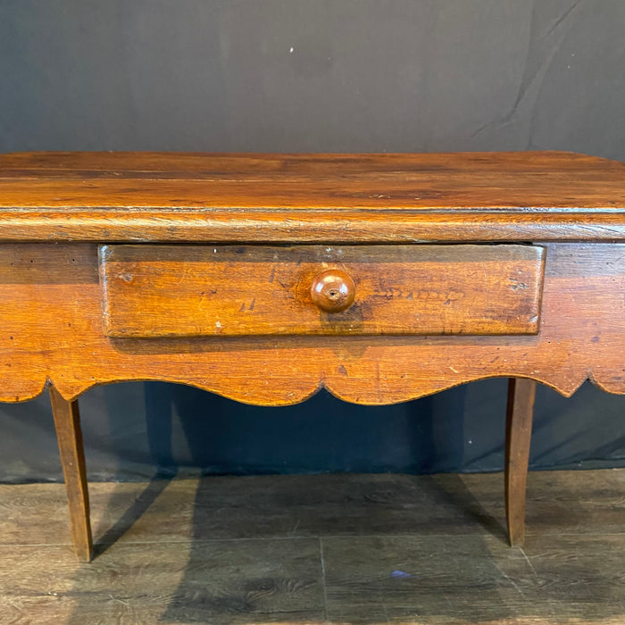 French Louis XV Walnut Side Table, Desk or Writing Table 19th Century