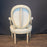 French Pair Louis XVI Painted Armchairs or Fauteuils