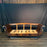 Period French Empire Mahogany and Ebony Gilded Neoclassical Sofa with Carved Gold Swan Figurines