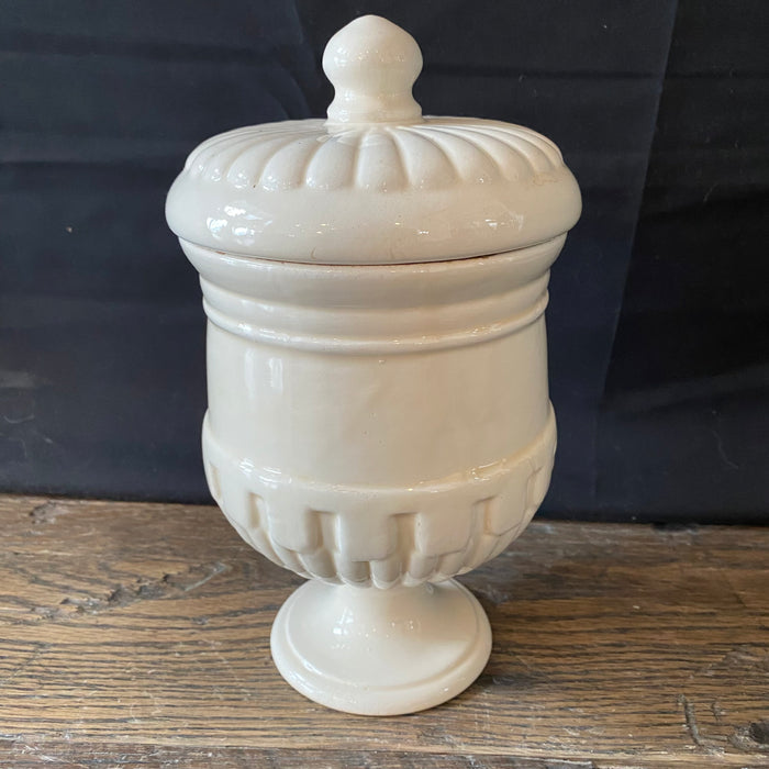 Antique Italian Apothecary Jar Venetian Betulla Porcelain Urn Large