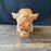 Detailed French Cow Head (Tete de Vache) Sculpture From Butcher's Shop or Boucherie Advertisement - Life Size Architectural Bust