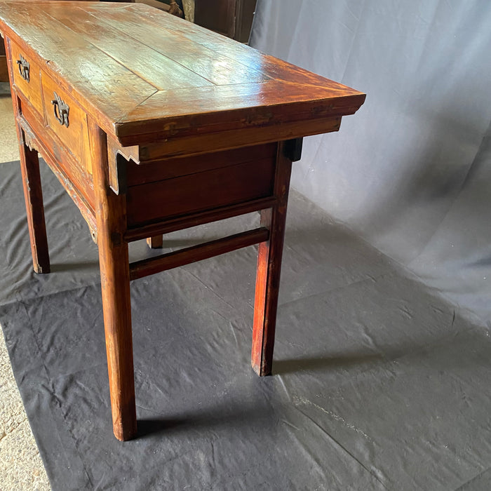 Lovely and Rustic Console, Side table or Accent Table as Found in Maine