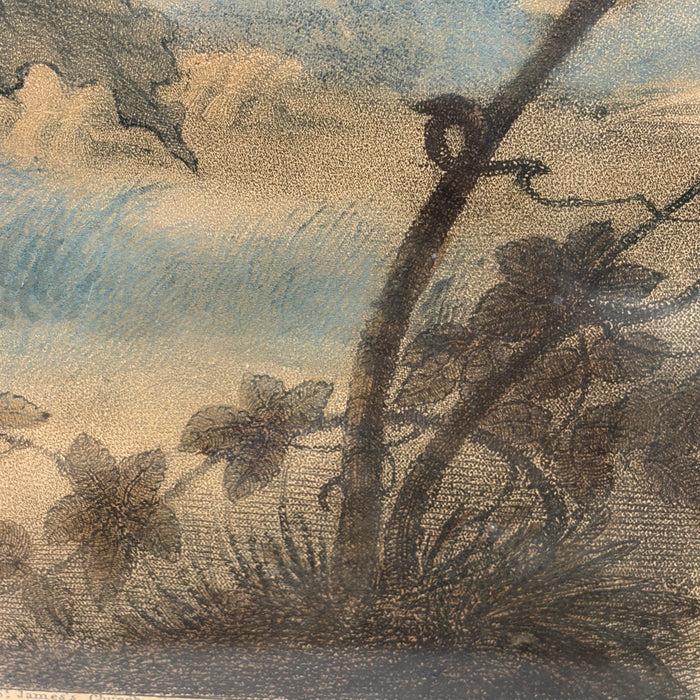 Pair of English 18th Century Color Stipple Engravings after Richard Westall, A Reaper's Child & A Gleaner's Child