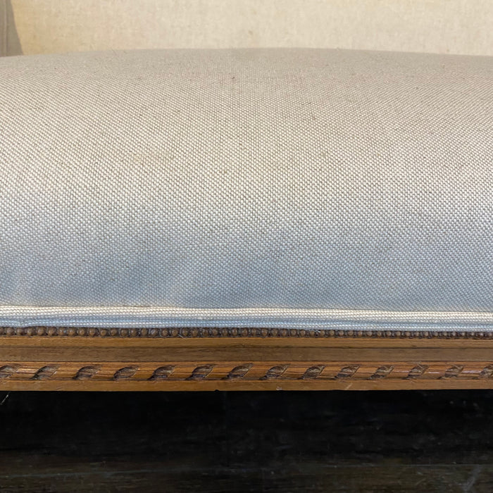 Antique French Sofa or Loveseat Louis XVI with Exquisite Carving, 19th Century