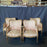 Exquisite Early 19th Century French Set of 4 Louis XVI Armchairs or Bergere Chairs