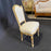 Set of 6 French 19th Century Salon Chairs, Side Chairs or Dining Chairs with Original Gilt and White Paint and New Upholstery