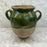 French Confit Pot with Green Glaze from the 19th Century #8883