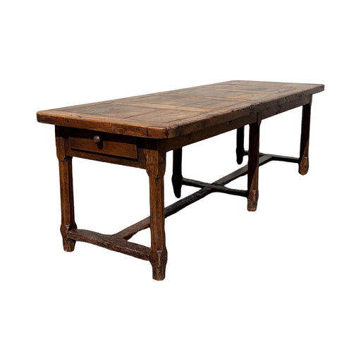 Antique French Farmhouse Large Dining Table from Provence