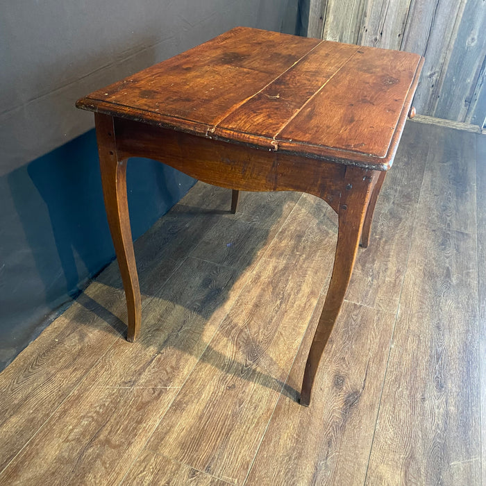 French Louis XV Walnut Side Table, Desk or Writing Table 19th Century