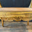 French 19th Century Bench or Vanity Seat or Boudoir Window Seat Louis XV Original Gold Gilt Paint