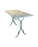 French Marble Top Café Table or Bistro Table with Cast Iron Base