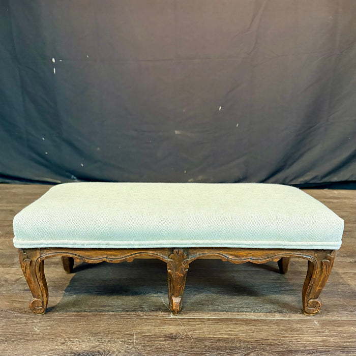 French Louis XV Petite Carved Walnut Footstool or Footrest