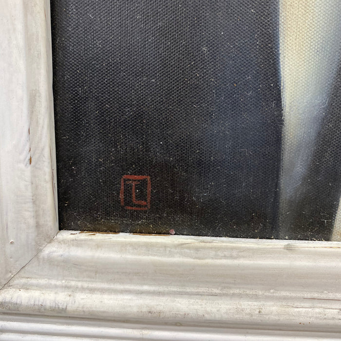 Original Oil Painting on Canvas Portrait of Dr. Boucard after Tamara de Lempicka (1898-1980)