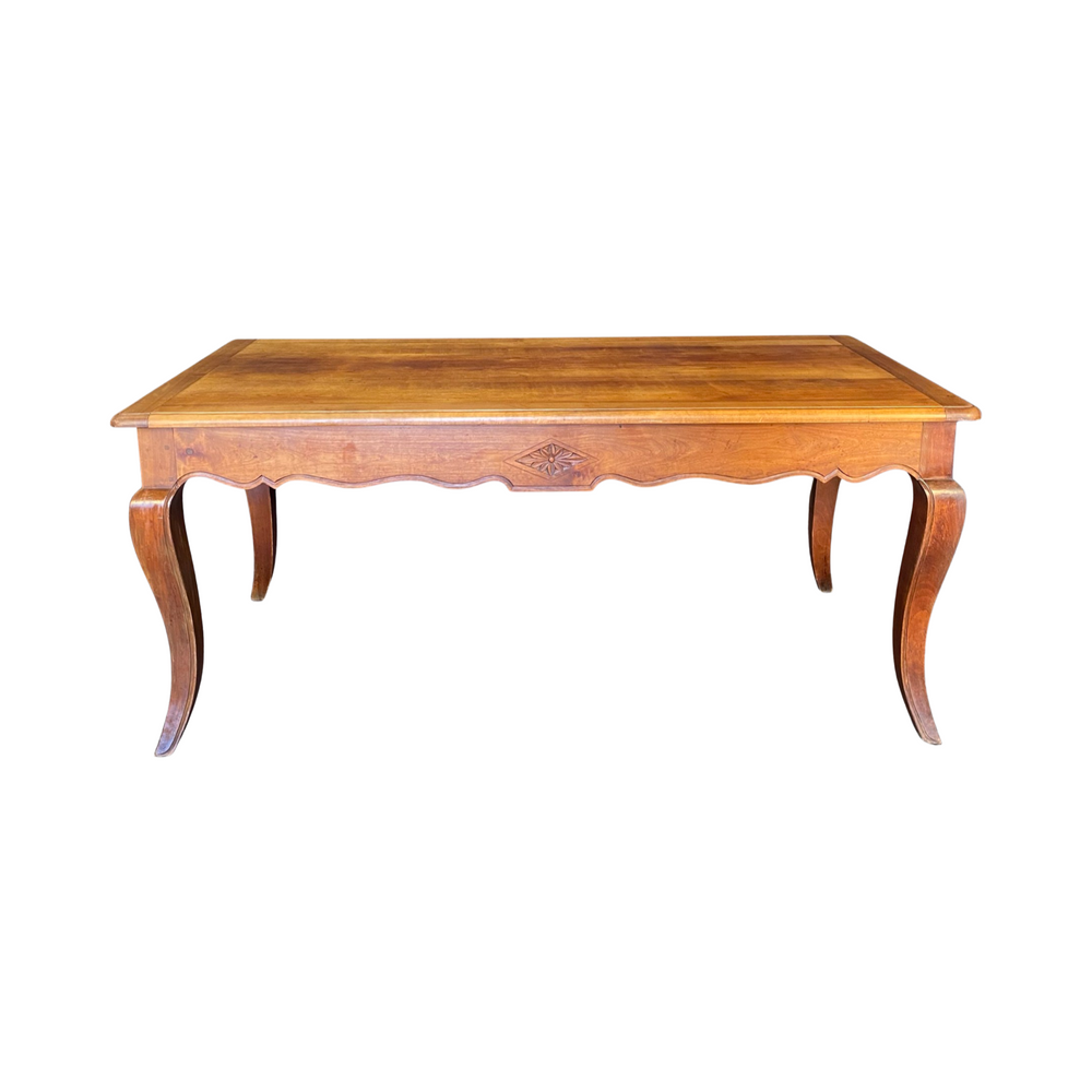 French Cherry Farmhouse Classic Provincial Farmhouse Table or Dining Table from Provence